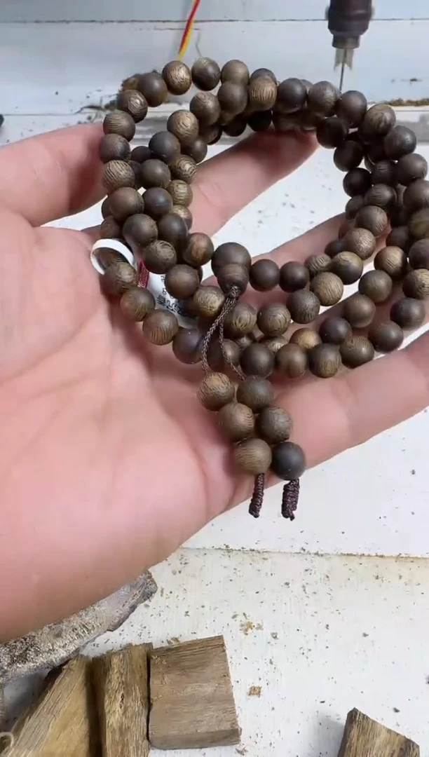 【闪购商品】沉香手串乌身0.8规格多圈25克