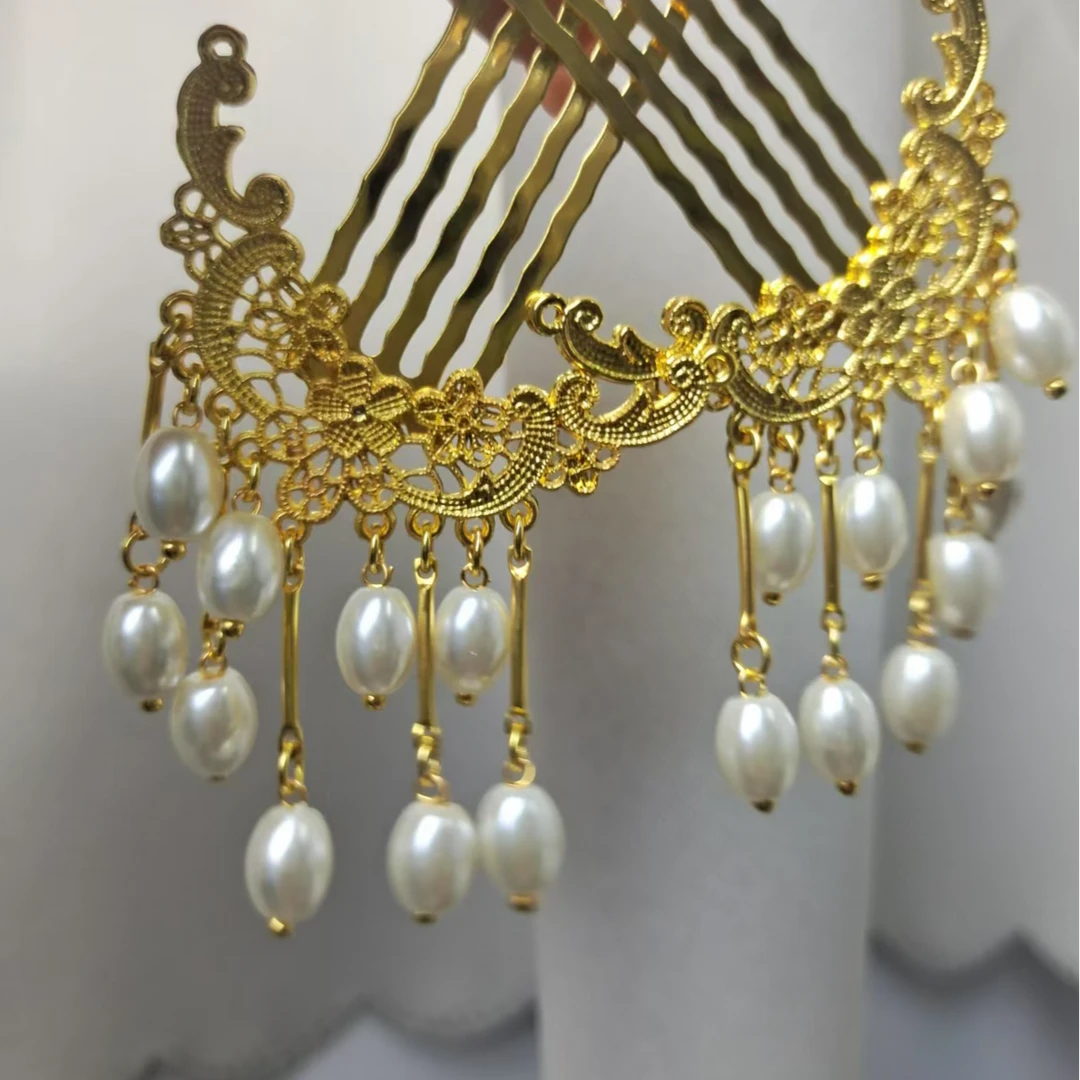 晓秋百搭掩鬓发梳