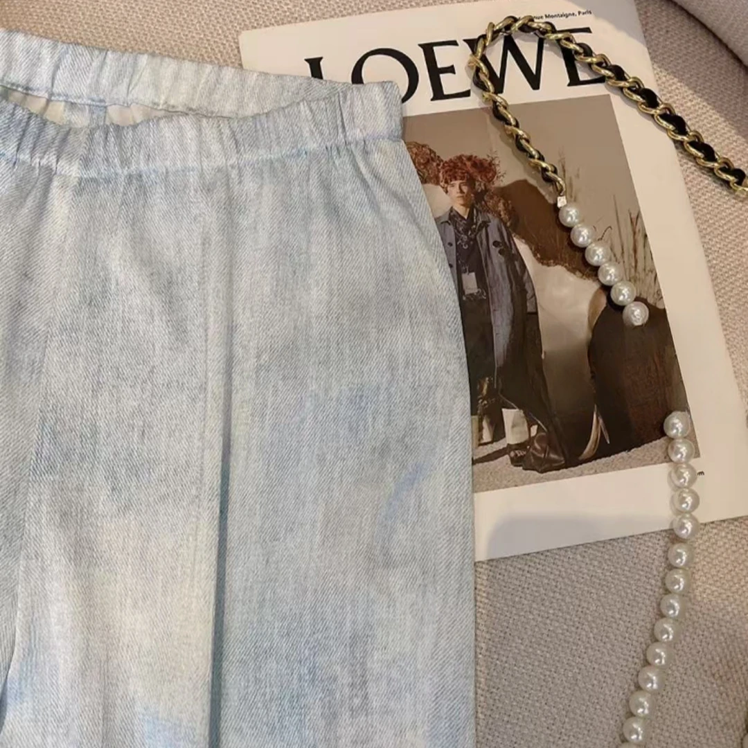 【Z87】DY诗语严选/香茅扎染休闲裤XF0075