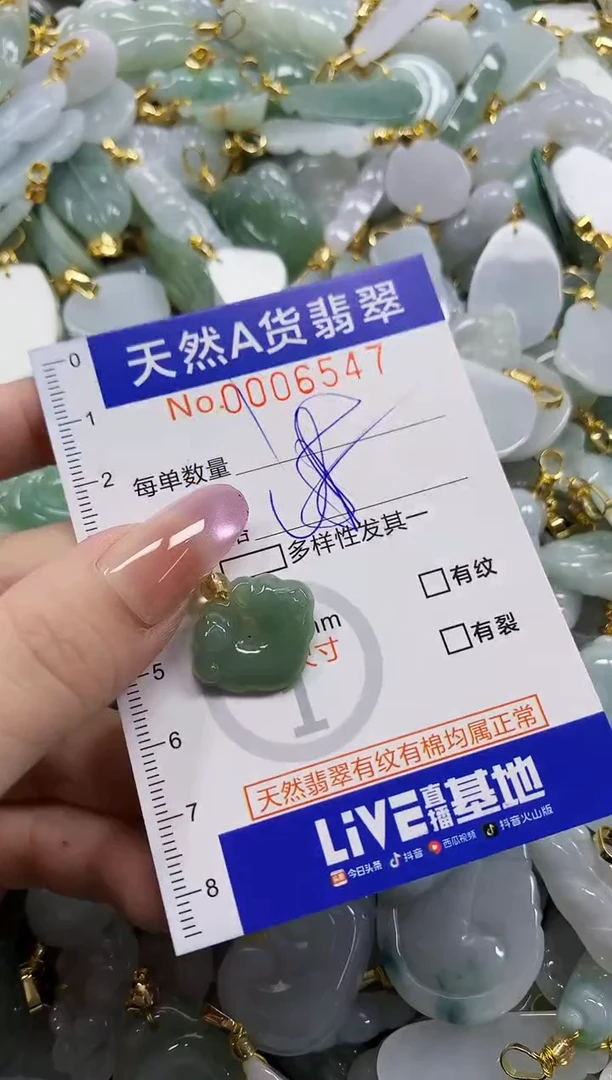 颈饰未镶嵌翡翠天然A货翡翠