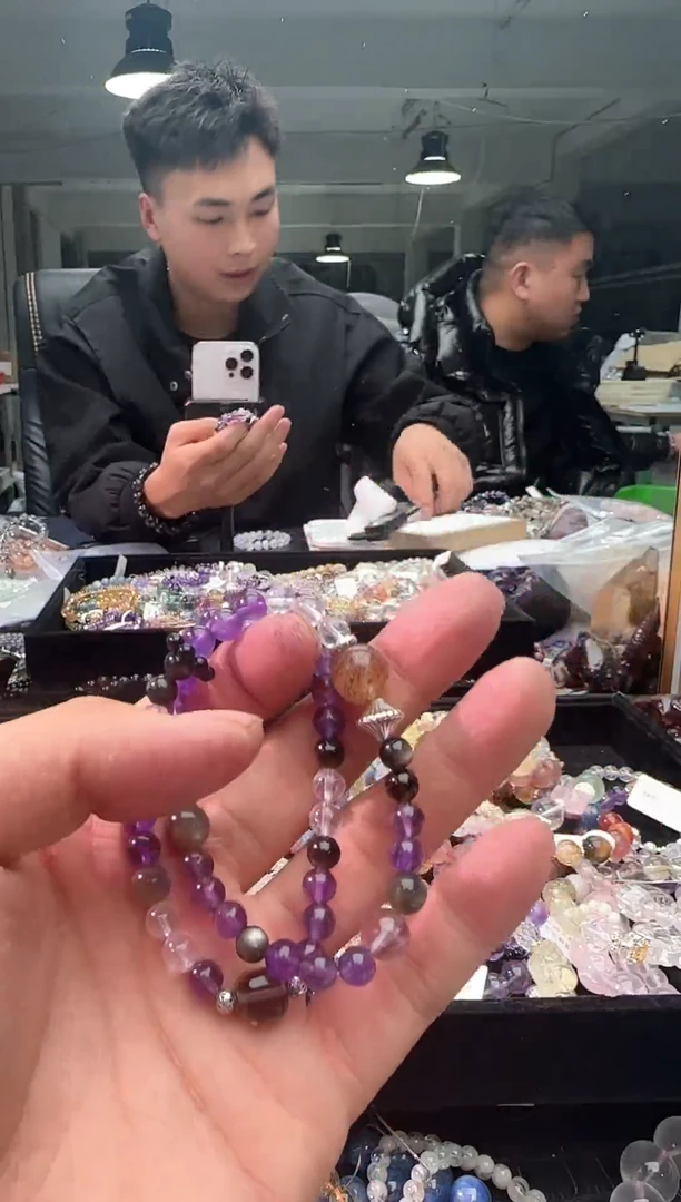 【闪购商品】水晶手链未镶嵌196紫水晶