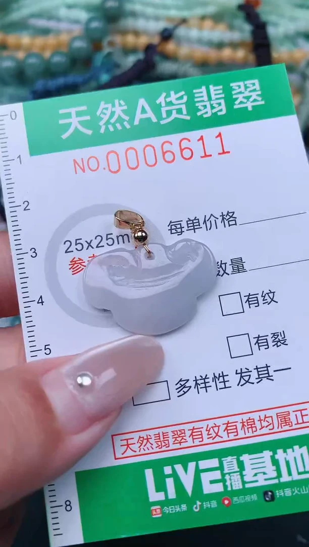 翡翠未镶嵌颈饰.0006611