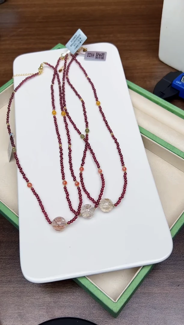 项链未镶嵌石榴石悦3046