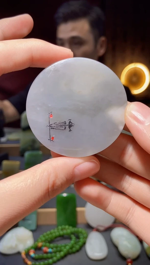 和田玉未镶嵌挂件yc