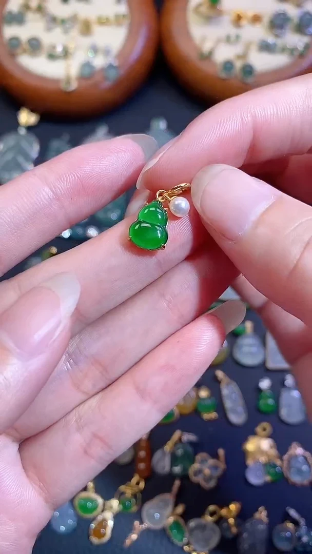 翡翠银S925镶嵌颈饰111111111111