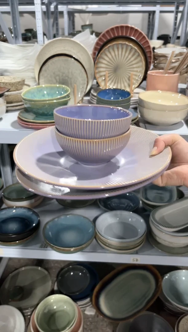 【闪购商品】瓷片外贸尾货瑕疵满20包邮X4 大盘加饭碗