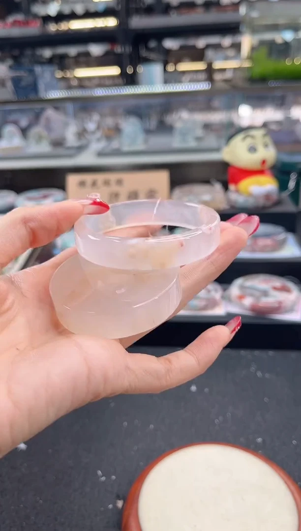 未镶嵌手镯石英质玉55圈口 （赠品镯心）3624257