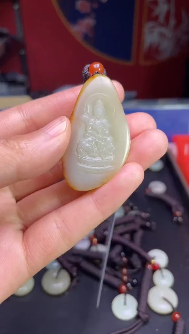 颈饰未镶嵌和田玉123