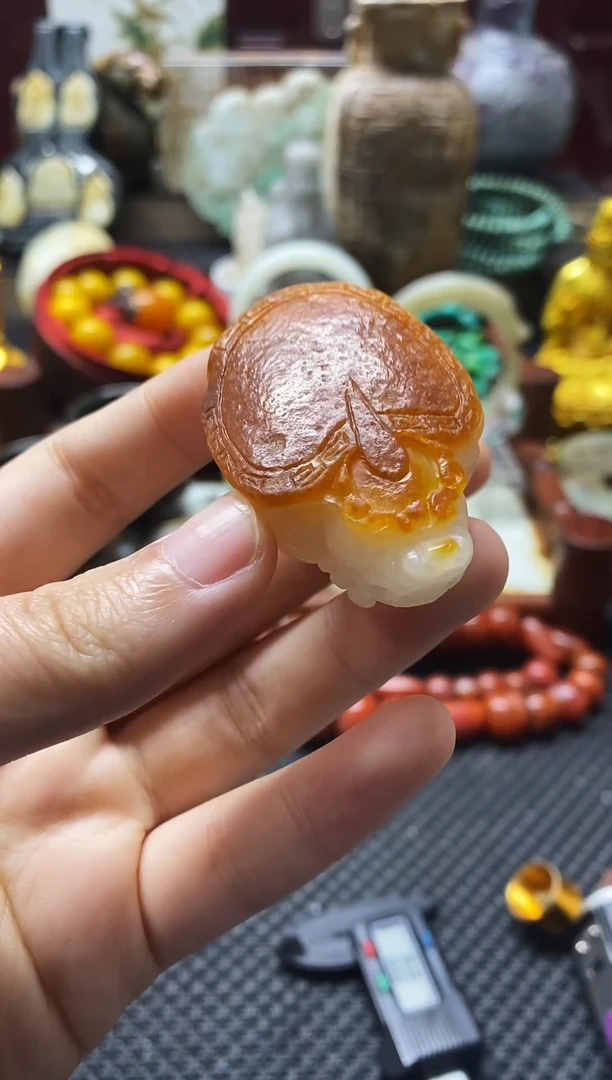 未镶嵌和田玉挂件龙龟