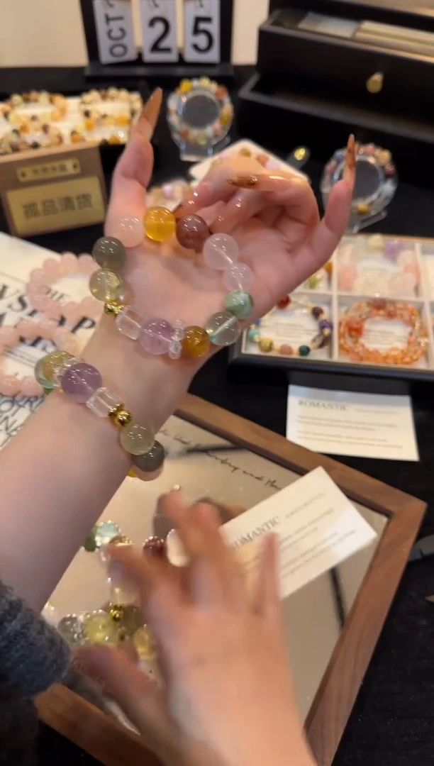 合金手链水晶高奢多宝x2965