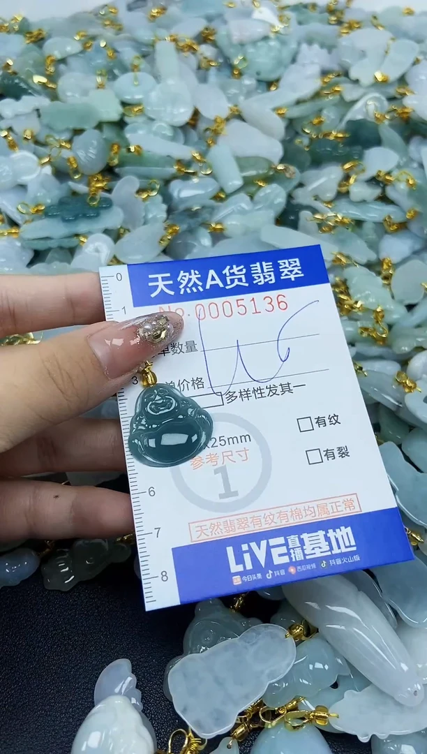 翡翠未镶嵌颈饰天然A货翡翠