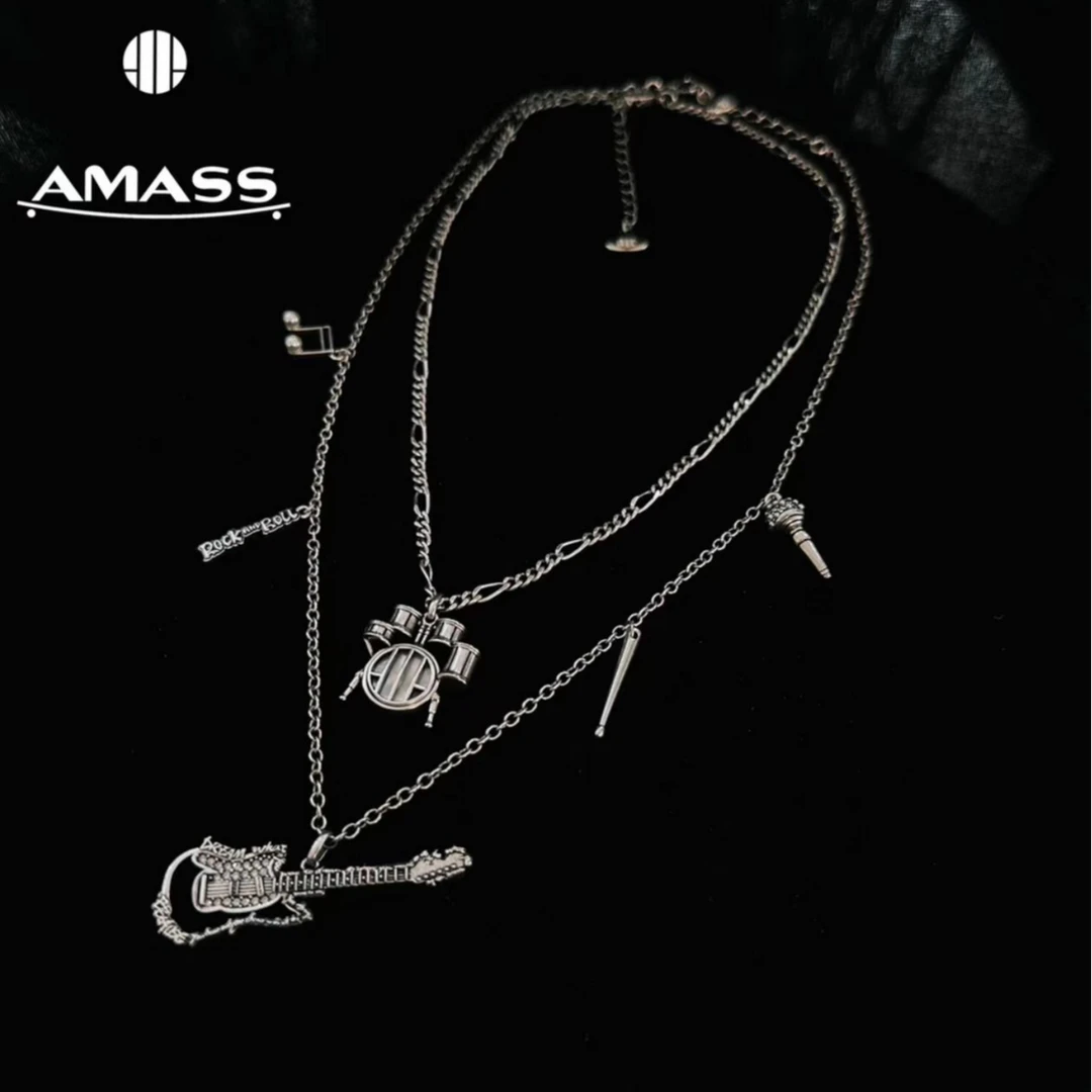 AMASS/阿玛施 铜合金贝壳项链 摇滚之星 造型项链（两件套） 590027