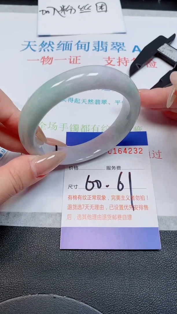 未镶嵌手镯翡翠天然缅甸翡翠164232