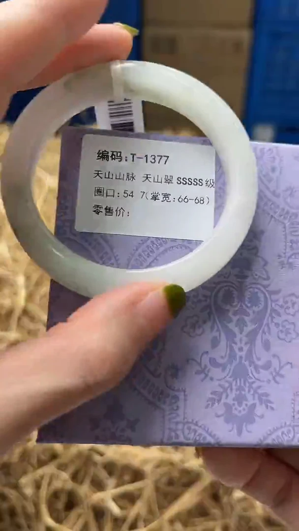 未镶嵌手镯石英质玉T1377