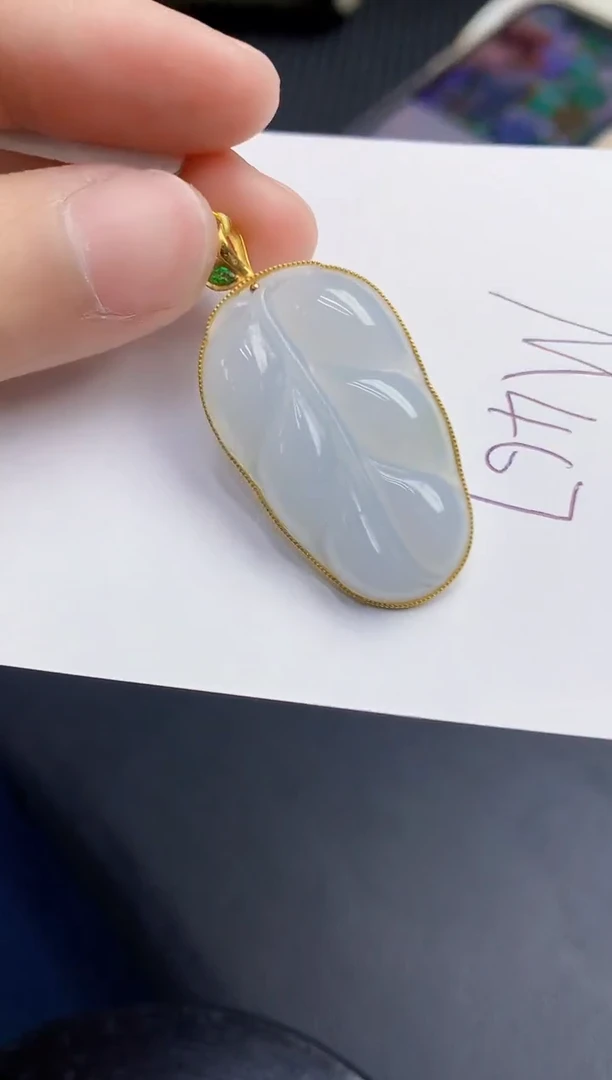 【闪购商品】翡翠颈饰18K金镶嵌000000000