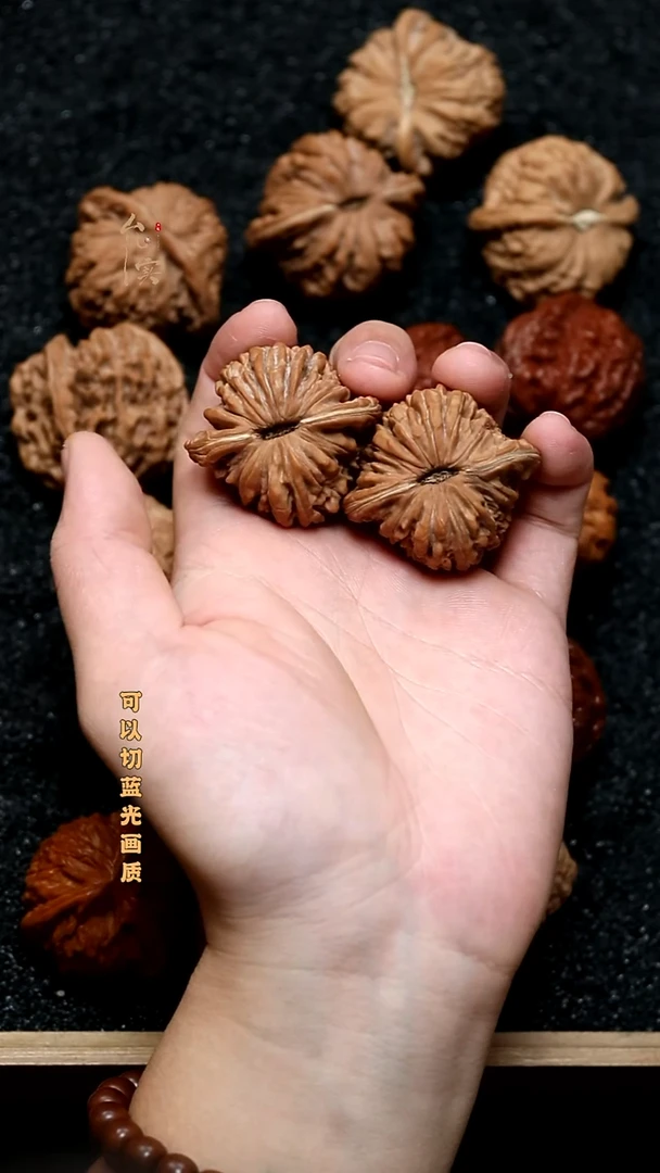 把件文玩核桃四座楼