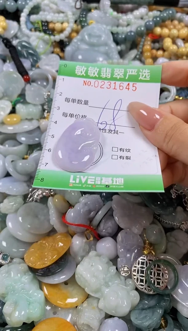 翡翠未镶嵌颈饰闪购0231645