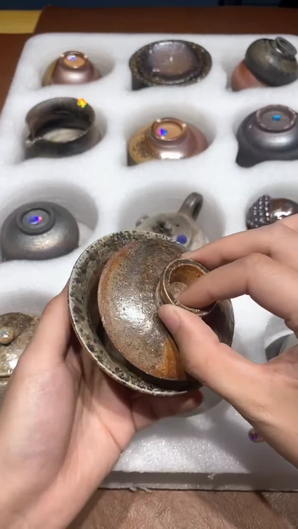 奢瓷/瑞寅柴烧茶器（盖碗）906