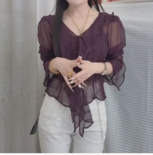 2025夏季新款网红同款洋气韩版爆款条纹打底衫裤子-张つ