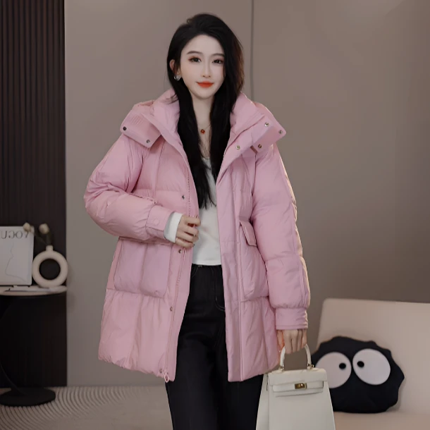 【依帆专属】K-900冬季新款时尚减龄宽松设计百搭气质女款羽绒服