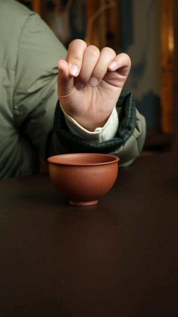 茶杯紫砂29号 富足杯 宜兴紫砂原矿作品
