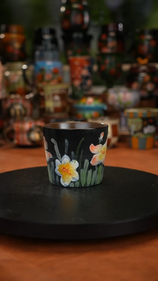 油画手绘 釉下彩