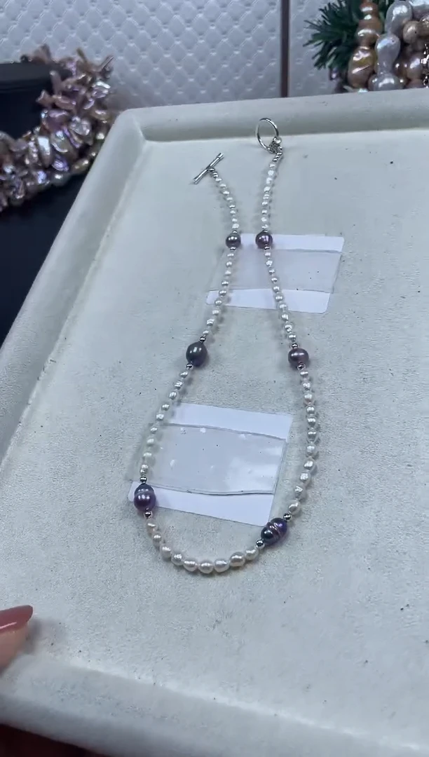 【闪购商品】淡水珍珠项链未镶嵌【纯恬珍珠】（多样性发货发一）