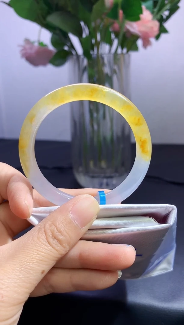 未镶嵌手镯翡翠翡翠手镯圈口53.5-t163