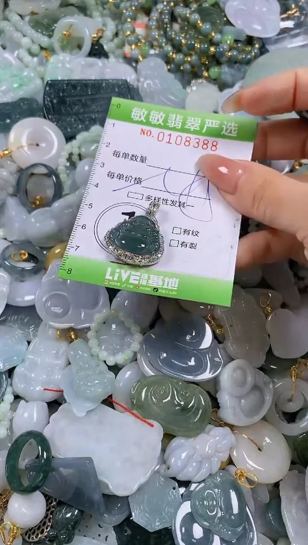 【闪购商品】翡翠颈饰未镶嵌闪购0108388多样性发其一