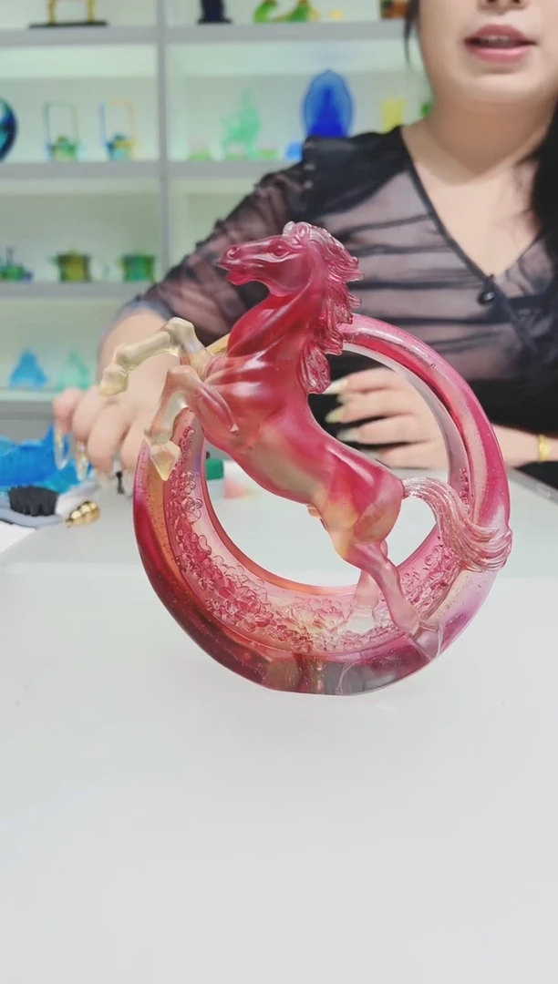 琉璃手工艺品古法琉璃圆梦