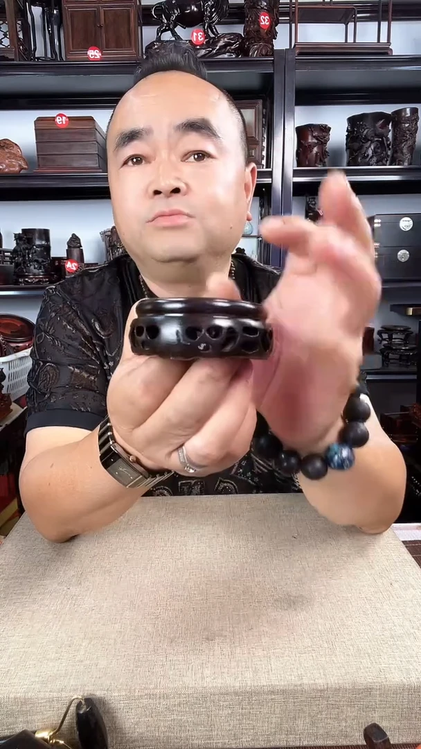 木镂空6公分老李红木工艺品