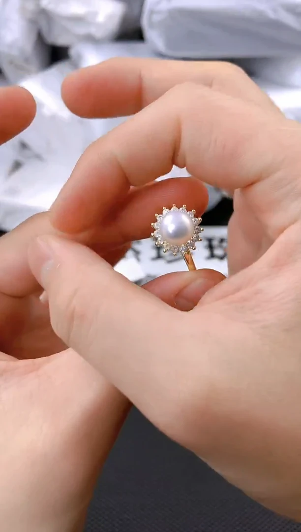 未镶嵌耳饰淡水珍珠jz1019