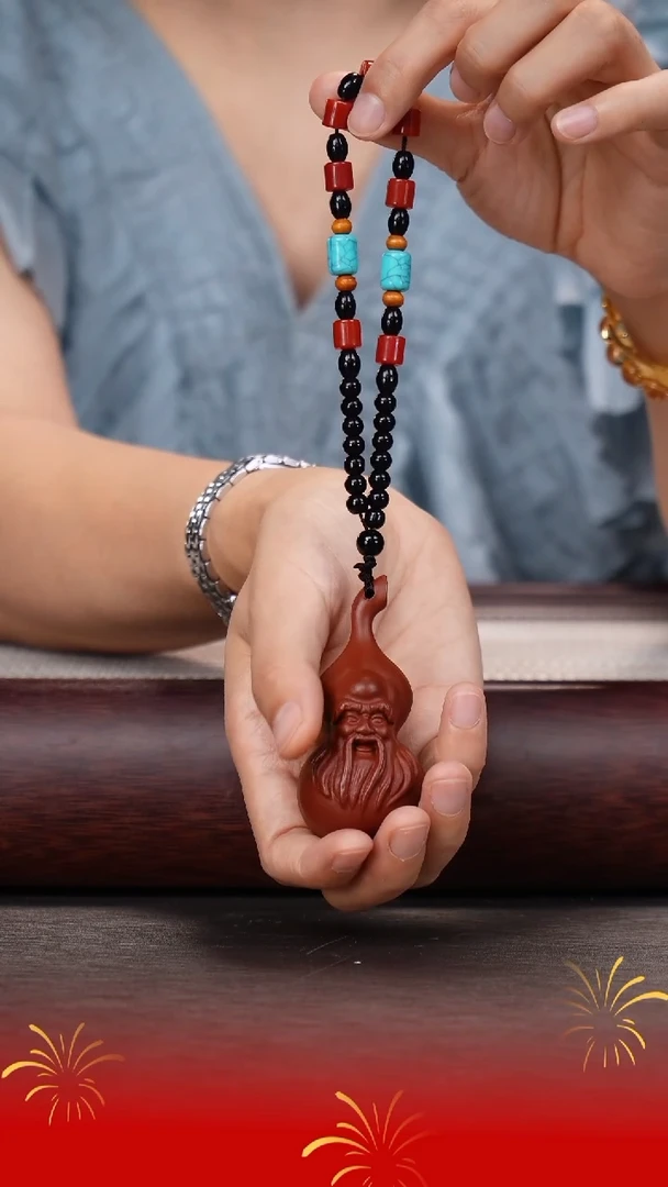 茶壶紫砂葫芦手把件