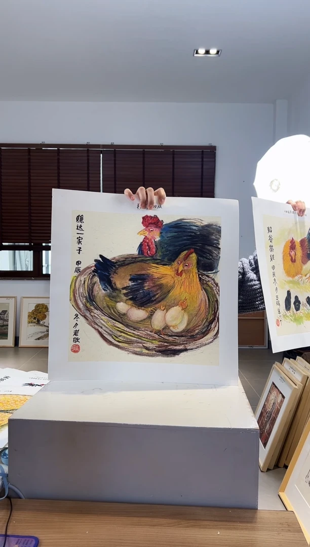 【闪购商品】版画限量亲签盖章版画S