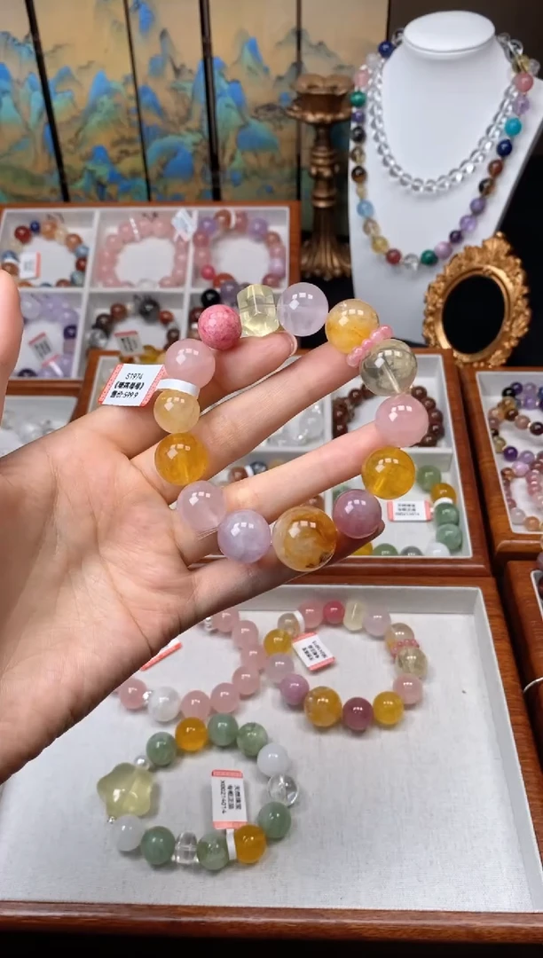 未镶嵌手链水晶S1974糖霜莓莓设计款