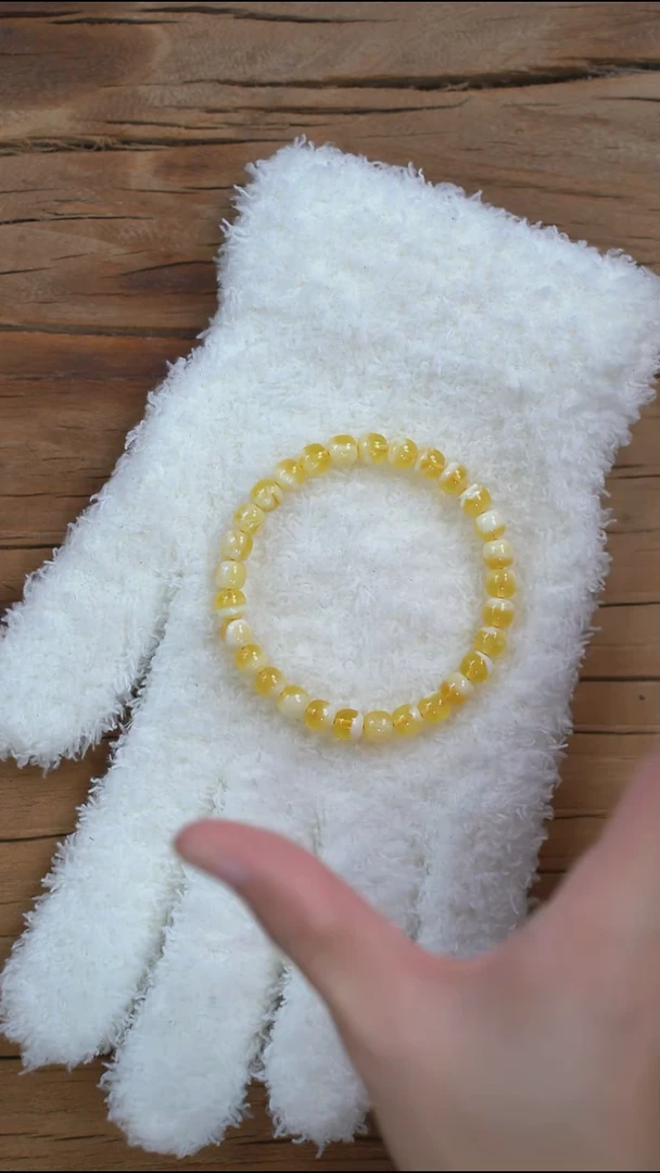 手链琥珀未镶嵌X5 7mm红标老型单圈