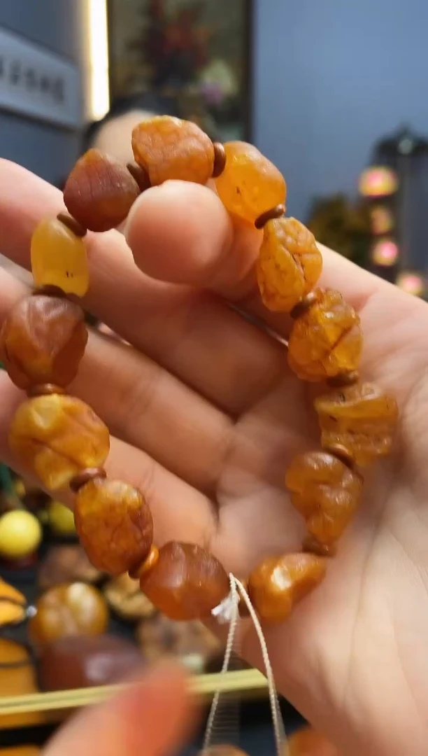 手链琥珀未镶嵌手串