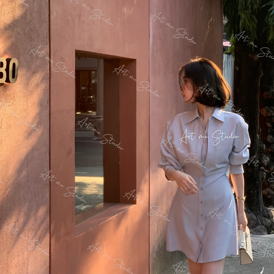 Artme瓜瓜呀【爱琴海衬衫连衣裙 】w1181y1