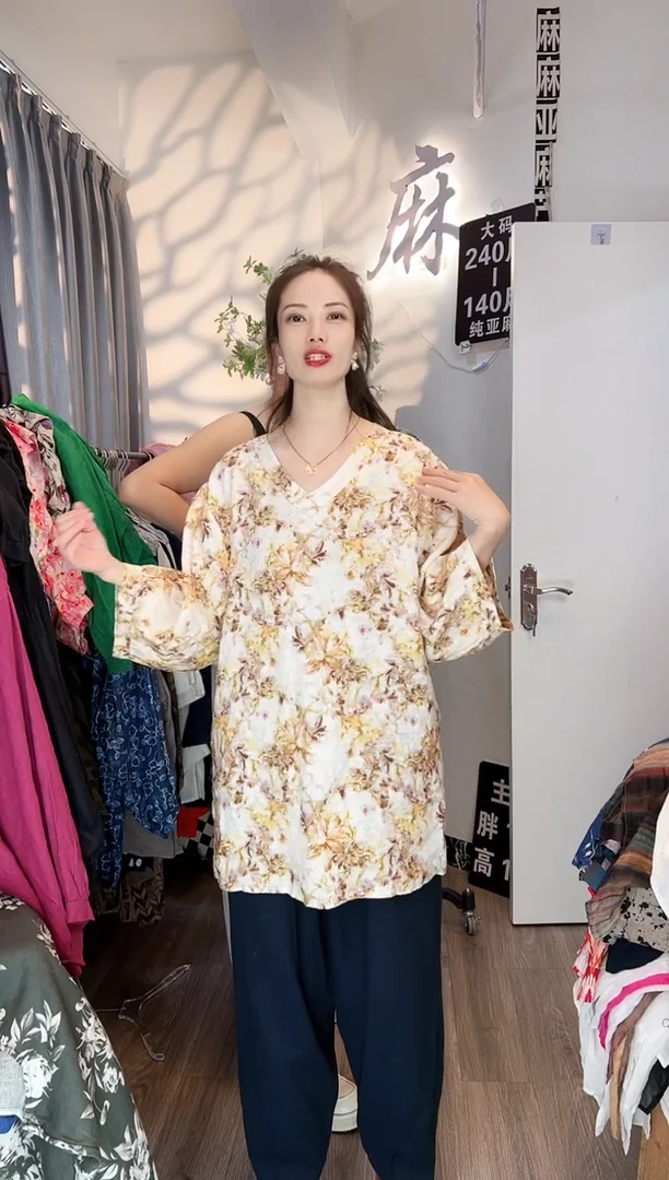 亚麻大码女装系列。