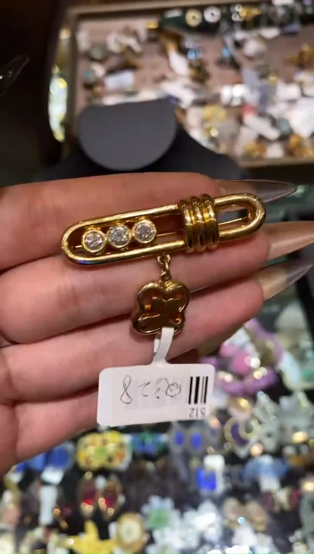 琉璃铜合金楚楚珠宝中古甄选不退换