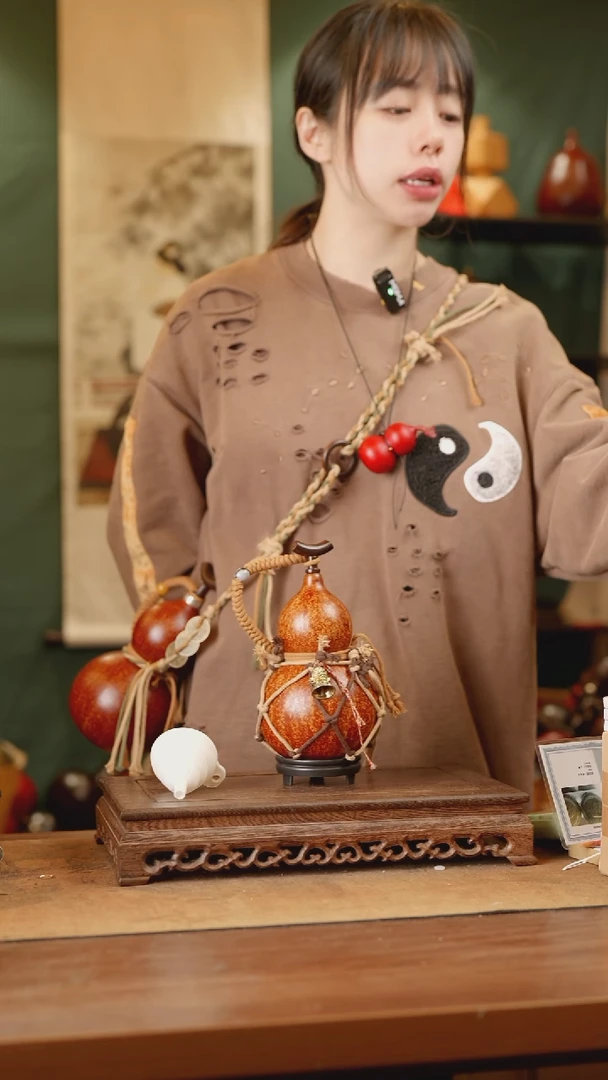 43号精品天然大漆酒葫芦一物一拍~