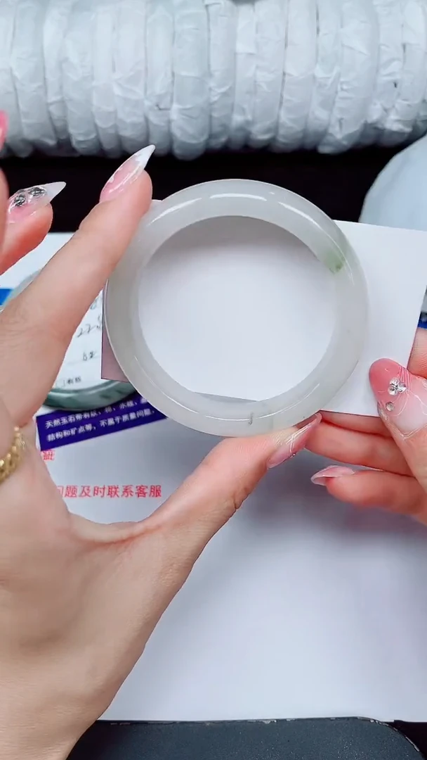 未镶嵌手镯石英质玉387-54/55