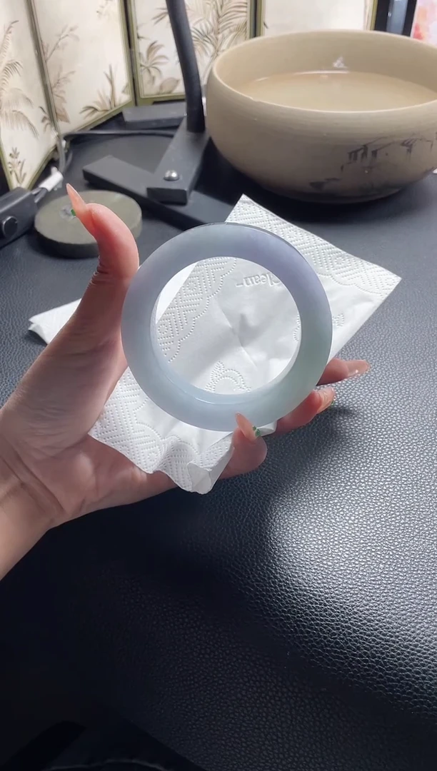 未镶嵌手镯定制翡翠一***安圆条YJ21SZDZS