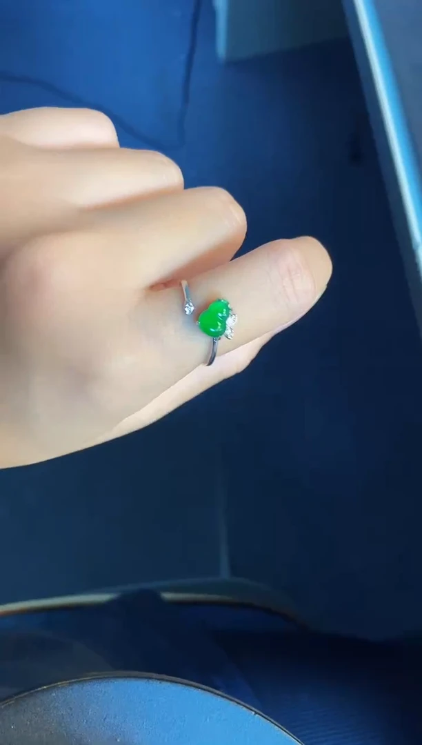 吊坠(不含链)银S925镶嵌翡翠1