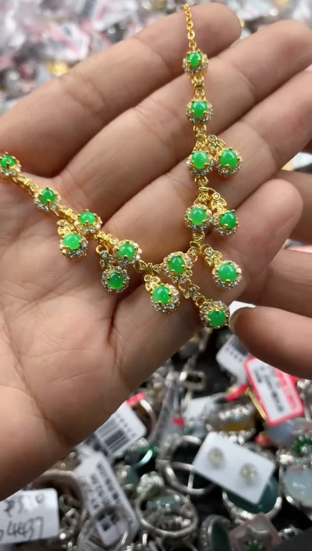 银S925镶嵌戒指翡翠121212----1