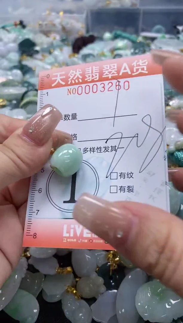 翡翠未镶嵌颈饰闪购0003260