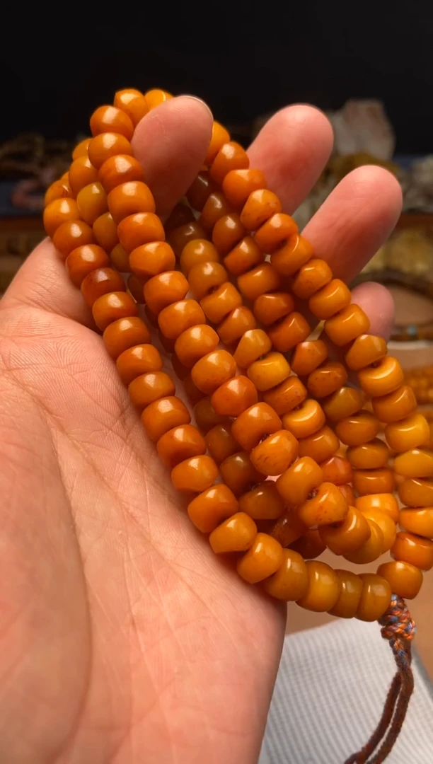 其他牛骨N132-玉化眉心骨长串