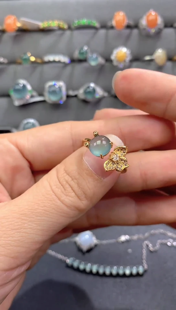 未镶嵌戒指翡翠翡翠A货