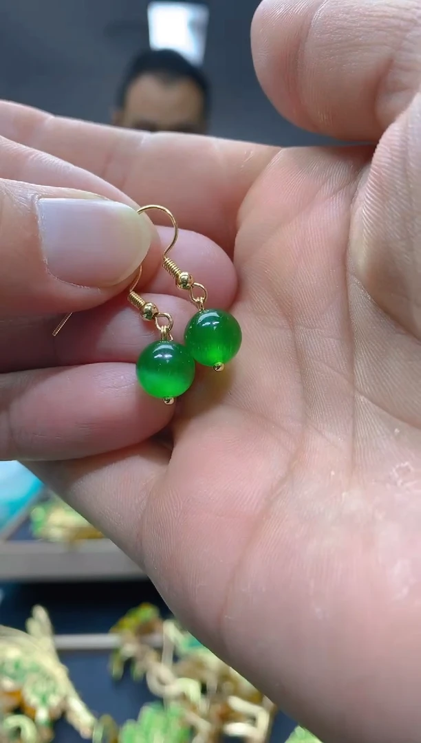 【闪购商品】玛瑙/玉髓耳饰合金22玛瑙饰品