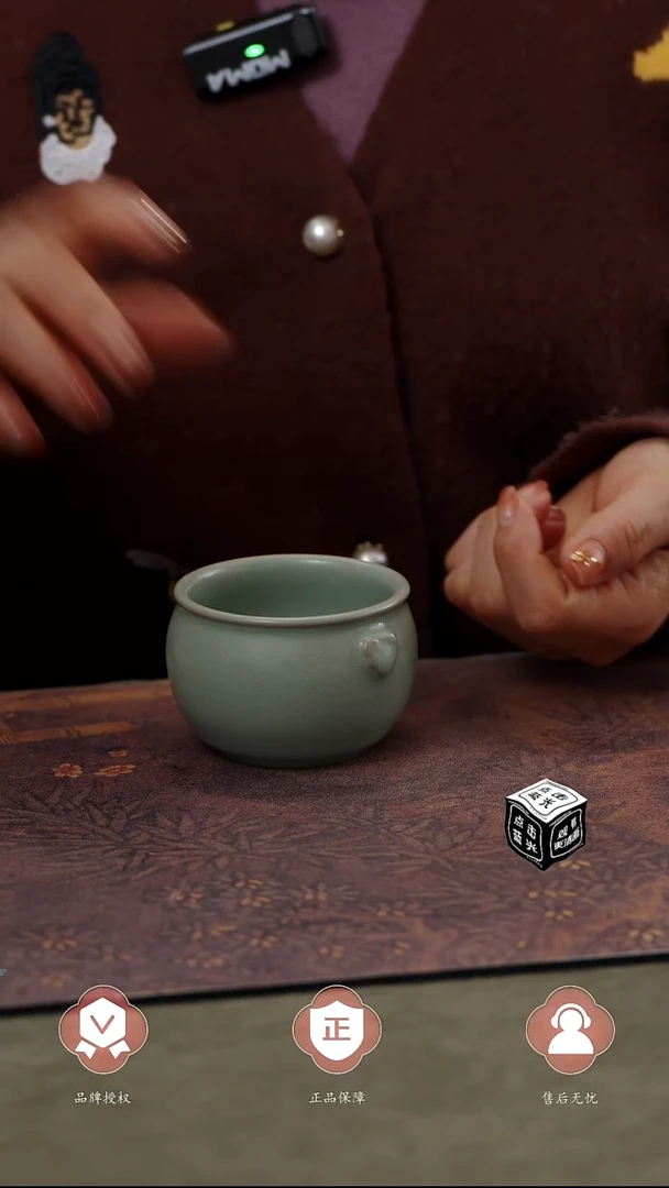 【闪购商品】杯437号国非遗大师王君子章款如意缸杯